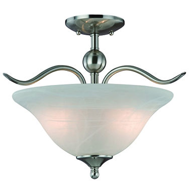 Hardware House Dover 2-Light Semi Flush Mount