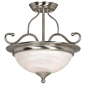 Hardware House Saturn 2-Light Semi Flush Light