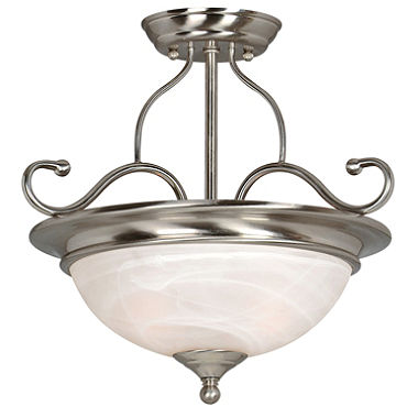 Hardware House Saturn 2-Light Semi Flush Light