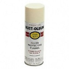 RUST-OLEUM STOPS RUST 7789502 12 OZ GLOSS PROTECTIVE ENAMEL CANVAS WHITE SPRAY