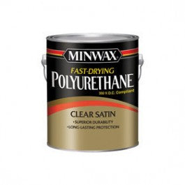 MINWAX 319020000 FAST-DRYING POLYURETHANE 350 VOC CLEAR SATIN