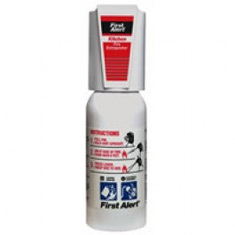 FIRST ALERT KITCHEN5 1.5 LB WHITE FIRE EXTINGUISHER UL RATED 5-B:C