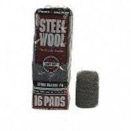 RHODES AMERICAN GRADE 4 STEEL WOOL 16 PAD LOAF
