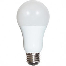 SATCO S8769 11W A19 LED BULB MED BASE 2700K 120V 220' BEAM FROSTED 4-PACK