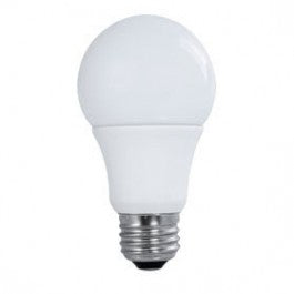 SATCO S9596 9W A19 LED BULB MED BASE 120V 2700K 4 PACK 200' BEAM SPREAD