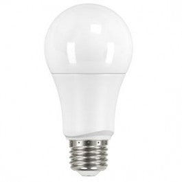 SATCO S29597 9.5W A19 LED BULB MED BASE 120V 5000K 4 PACK 220' BEAM NON-DIM