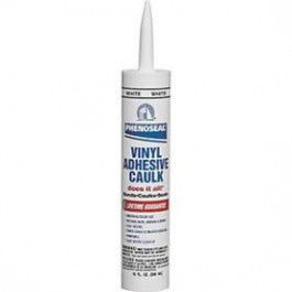 PHENOSEAL 10201 10 OZ VINYL ADHESIVE CAULK WHITE 00005