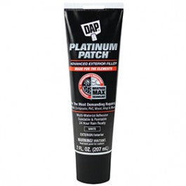 DAP 18786 7 OZ PLATINUM PATCH ADVANCED EXTERIOR FILLER WHITE