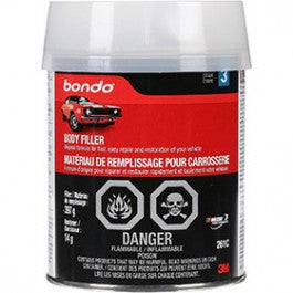 BONDO 261 LIGHTWEIGHT BODY FILLER WITH CAP AND RED CREAM HARDENER