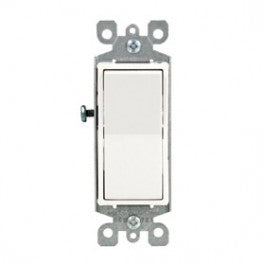 LEVITON S12-05601-2WS DECORA GROUNDING SWITCH WHITE