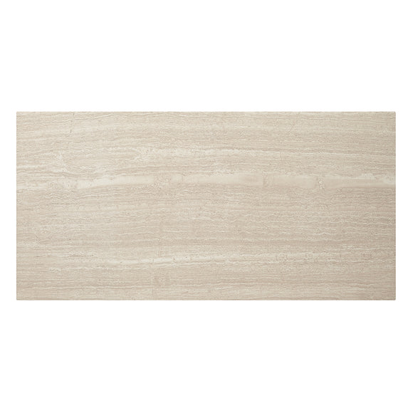 Style Selections Leonia Sand Porcelain Floor and Wall Tile (Common: 12-in x 24-in; Actual: 11.75-in x 23.75-in)