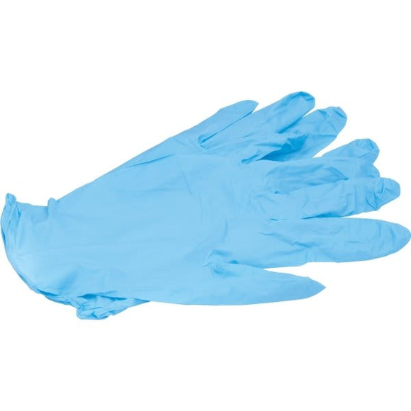 Basic Disposable Blue Nitrile Glove Extra Large Package Of 100 PART 10638