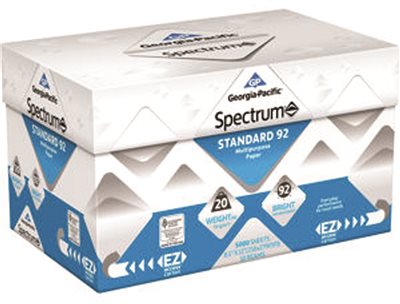 SPECTRUM® COPY PAPER, WHITE, 8.5X11 IN., 10 REAMS PER CASE