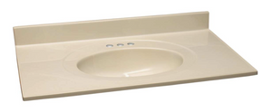 Vanity Top - 31" x 22" - White Marble