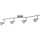 Seasons® 326445 Wave Track Fixture, (4) 50 W 120 V Halogen Bulbs, Brushed Nickel