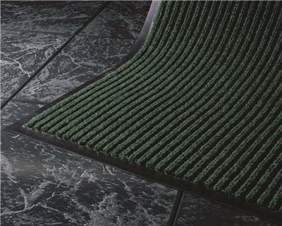 COBBLESTONE WIPER / INDOOR MAT, GREEN, 3 X 10 FT.