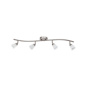 SunSet Lighting Bright Satin Nickel Wave Track Light 34