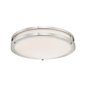 16" LED Ceiling Mount Fixture Brushed Nickel