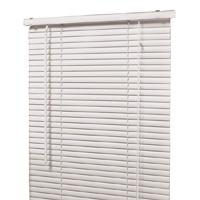 25" x 72" White Vinyl Mini-Blind