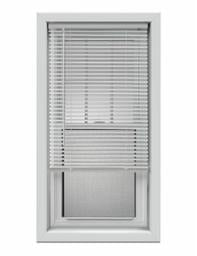 463729 Vinyl/Plus 1" Cordless White Mini-Blind 29X72