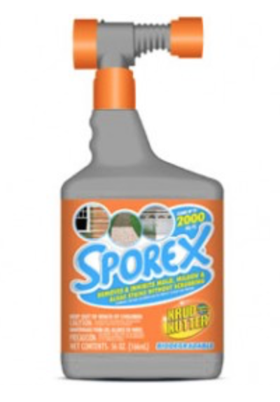 KRUD KUTTER  SPOREX MOLD MILDEW & ALGAE STAIN REMOVER