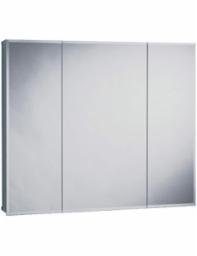 Surface Mount Bevel Tri-View Medicine Cabinet 24