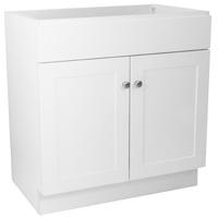 665573 White Fully Assembled Vanity Base, 30
