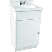665650 White Assembled Vanity 18