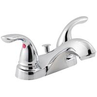 Pfister Pfirst Series 2-Handle Chrome Lavatory Faucet with Pop-Up