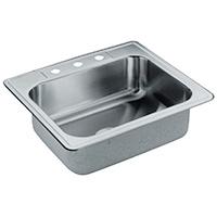 Stainless Steel Single Bowl Kitchen Sink 3-Hole