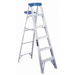 LOUISVILLE LADDER 6' TYPE I ALUMINUM STEPLADDER AS2106