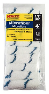 WHIZZ 4" X 1/2" MICROFIBER ROLLER COVERS