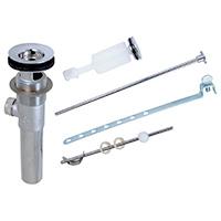 742110 Universal Lavatory Pop-Up Assembly Chrome-Plated