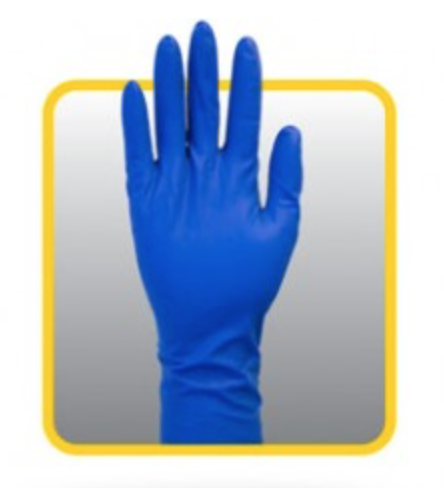 Powder-Free Latex Gloves Blue
