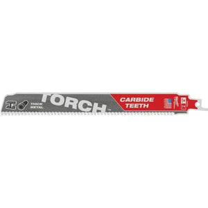 Milwaukee® Torch™ Sawzall® Blade With Carbide Teeth, 9", 7 TPI PART 837204