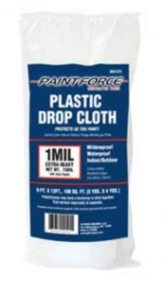 PLASTIC DROP CLOTH