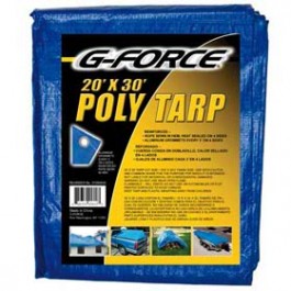 G-FORCE 90600 20' X 30' BLUE ALL PURPOSE TUFF TARPAULIN