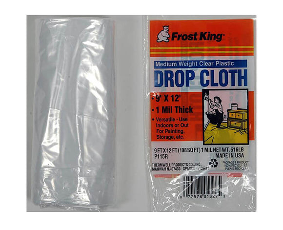 9' X 12' Drop Cloth - 1 Mil