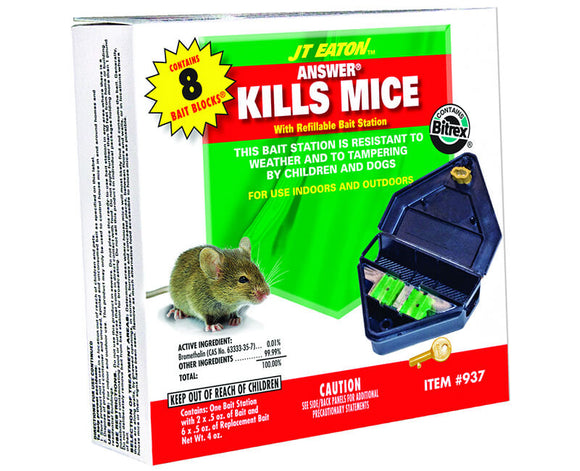 1/4 Lb. Refillable Mouse Bait Station