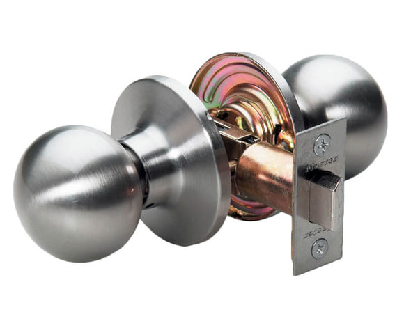 Satin Nickel Passage Ball Knob - Display Pack