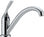 Delta Faucet Classic® 1.8 gpm Single Lever Handle Deckmount Kitchen Sink Faucet 180 Degree Swivel Spout 3/8 in. OD Connection in Polished Chrome  D101DST  ITEM #: 3815970
