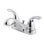 Pfister Pfirst Series™ 1.2 gpm 3-Hole Centerset Bath Faucet with Double Lever Handle and 4-5/16 in. Spout Reach in Polished Chrome  PLG1436100