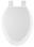 PROFLO® Greenwood Wood Elongated Closed Front With Cover Toilet Seat in White  PFTSWEC2000WH