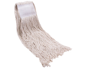 WET MOP HEAD (4 PLY) COTTON #24 WIDE BAND POLYBAG