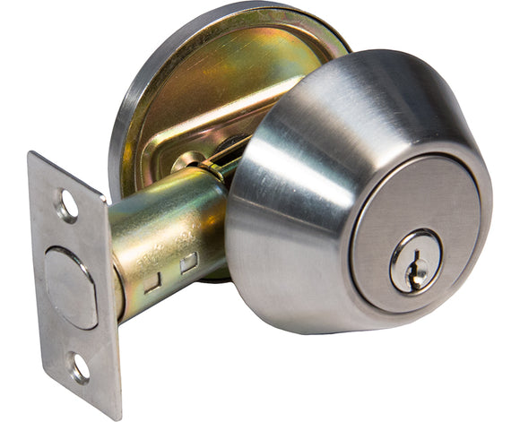 BUILDER'S GRADE DEADBOLT SINGLE CYLINDER 32D KEYED-ALIKE 3 BOXED
