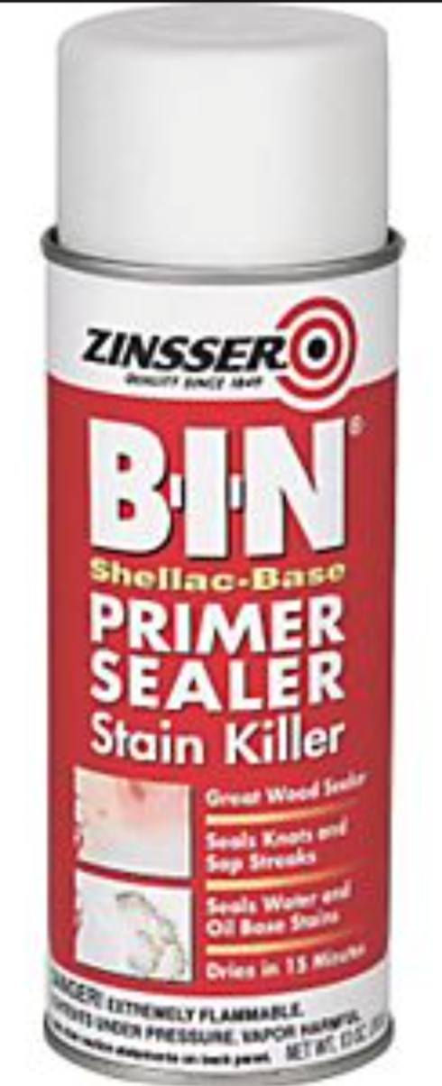 B-I-N Shellac-Based White Interior/Spot Exterior Primer and Sealer Spray
