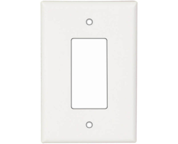 Oversized Decorator Wall Plate - White Bulk