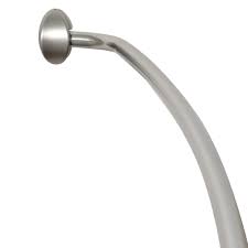 Adjustable Curved Shower Rod in Polished Chrome