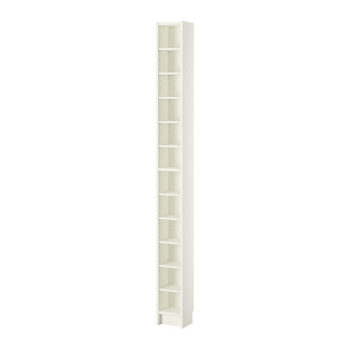 Holds 180 CDs, 88 DVDs or 40 video cassettes. Matches BILLY bookcase.