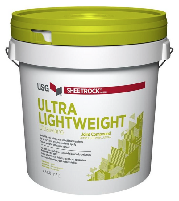 ULTRA LIGHTWEIGHT PRE-MIXED JOINT COMPOUND LIME GREEN TOP